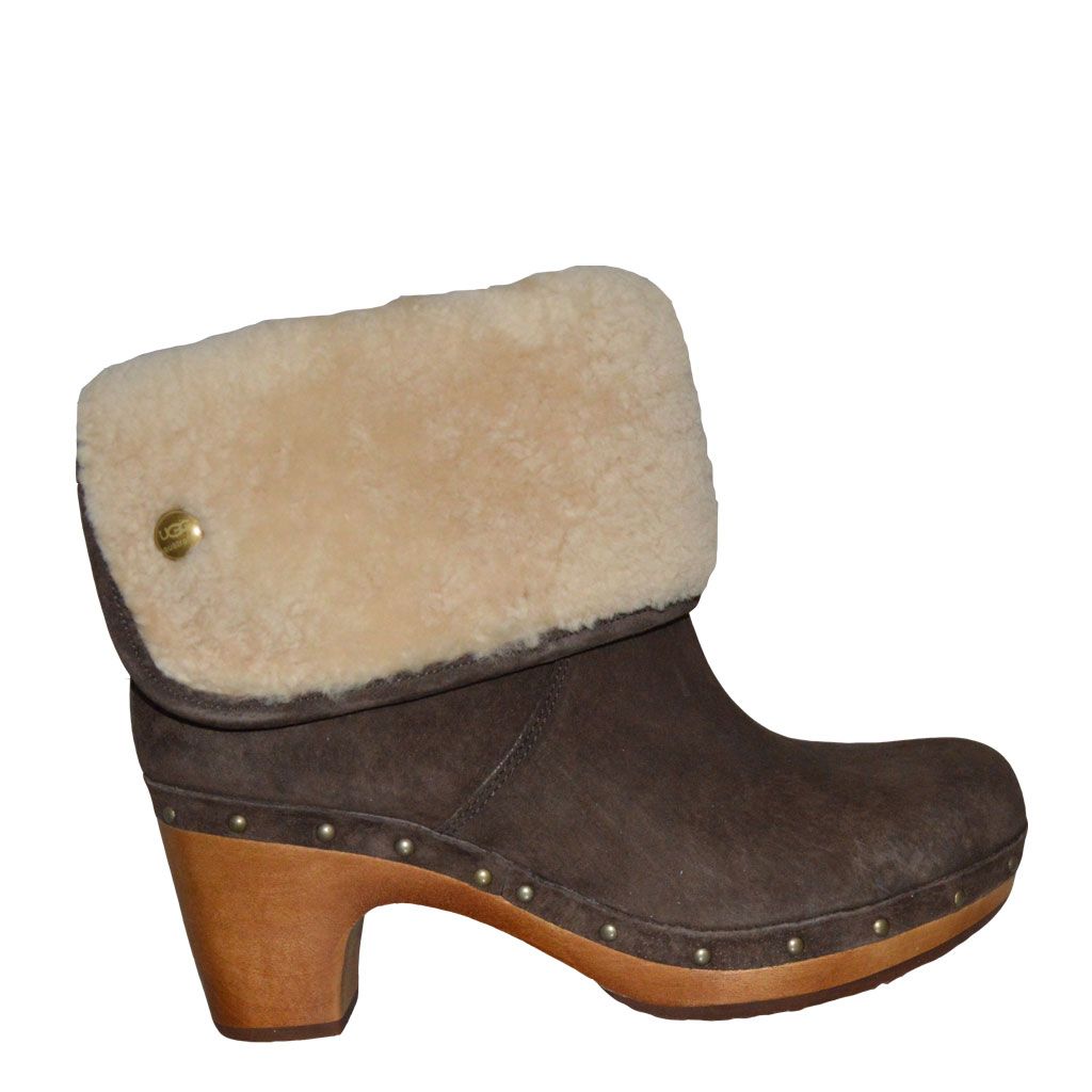 ugg lynnea clog leather ankle boot