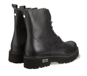 CULT Men's Leather Shoes clm353300 Slash Black Autumn Winter