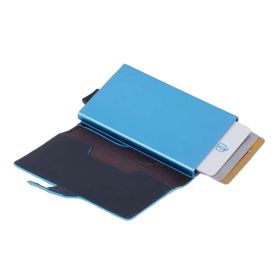 PIQUADRO BLUE SQUARE CARD HOLDER